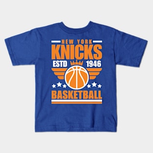 New York Knicks 1946 Basketball Retro Kids T-Shirt